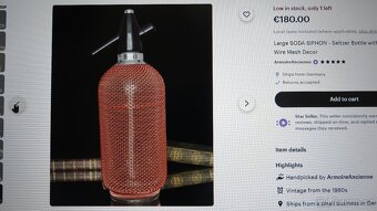 Sifonová lahev - Měď - 5