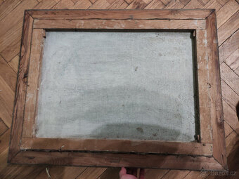 Obraz krajiny - Čapek, starožitnost - 5