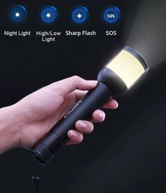 Philips SFL2187 nabíjecí LED svítilna 2v1 přímá+360°, NOVÁ - 5