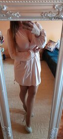 Apart sv. růžové ležérní elegantní šaty - 5