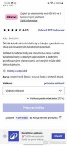 Turistická Dětská,kotníková obuv. Nová. - 5