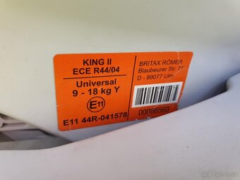 Autosedačka Britax Romer King - 5