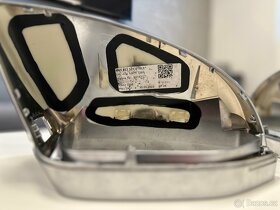 Originální hliníkové kryty zrcátek A6 C8, RS6,C8, A7 - 5