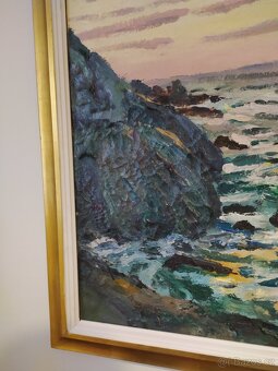 Obrovský obraz moře - Podvečer na Jadranu - Jiří Mandel ml. - 5
