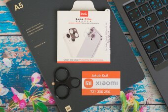 Kovová krytka na zadní fotoaparát Xiaomi, Redmi, Poco - 5