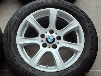 Zánovní letní ALU komplet BMW 17" 5x120 ET34 pneu 225/55/17 - 5