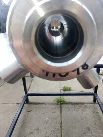 Nerez nádobka s přepadem průměr 101,6mm délka 397mm váha 3kg - 5