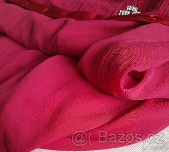 Plesové šaty tmavě červené - 5