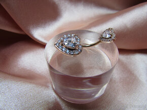 ♥️Piercing piercingy se zirkony do pupíku a bradavek nové ♥️ - 5