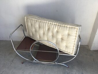 chromovaná retro postýlky - 5