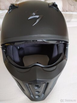 Přilba scorpion Covert-X Solid černá matná XL - 5