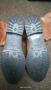 Dámské kožené kozačky Baťa - 5