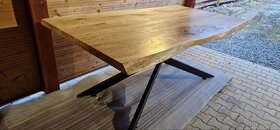 Masivni dubový stůl 200x100cm - 5