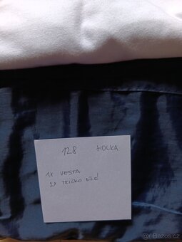 Sada - trička a vesta holka vel. 128 - 5