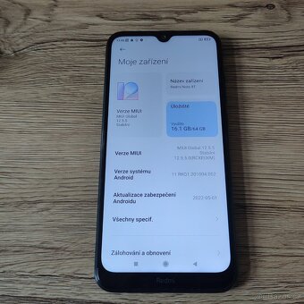 Xiaomi Redmi Note 8T Dual - 6.3"IPS FULL HD+/ 5GB RAM/64GB - 5