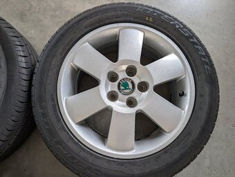 Originální ALU kola škoda Band 195/55/R15 - 5