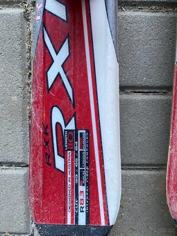 Lyže 110cm, lyžáky 19/22.5 269mm, vázání. Komplet - 5