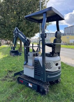 minibagr, pásový bagr, bagřík, rypadlo - 5