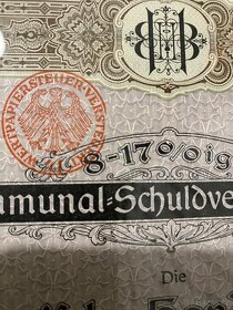 Starý německý dluhopis - 5