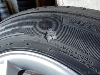 Obutá Alu kola 16ky 4x100 pneu 90% RENAULT DACIA - dobírka - 5