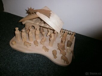 betlém z lipového a smrkového dřeva 14a4 - 5