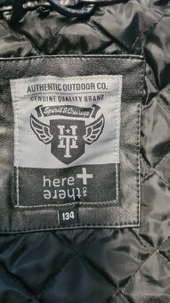 Motorkářká kožená bunda dětská vel. 134 - 5