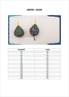 Rybářské olova, záteže a krmítka, dipovací olova - 5
