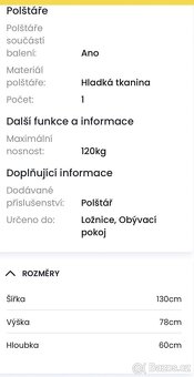 Sedací pytel - šedý - 5