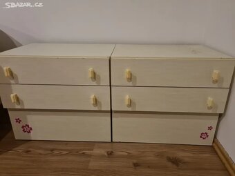 Stará ložnice skříň, noční stolky - 5