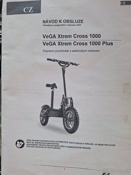 Prodám elektrokoloběžku Vega Xtrem Cross 1000 - 5