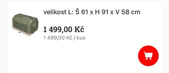 Skládací přepravka pro menší psy či kočky - 5