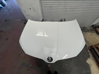 Škoda Fabia III 3 přední kapota bílá LF9E 1026 - 5