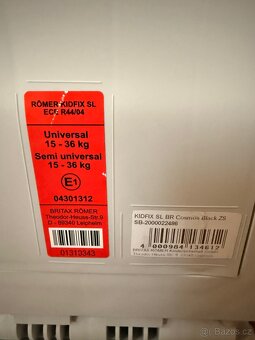 Děcka auto sedačka Britax Römer IZOFIX - 5