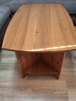 TV stolek a konferenční stůl z masívu - 5