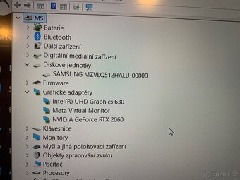 Notebook herní MŠI GF65 thin rtx 2060 - 5