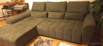 Sedací souprava rozkládací rohová s elektrickým systémem - 5