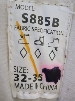 Zimní dívčí brusle na led vel. 32-35 - 5