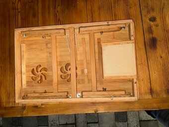 Bambusový stolek na notebook do postele - 5