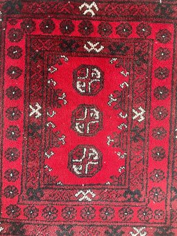 Perský vlněný kobereček 70x52 - 5