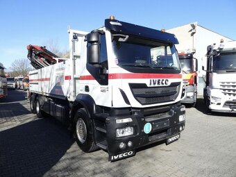 Iveco Stralis 420 - 6x2 – Valník + HR-Fassi F335 – EURO 6 - 5