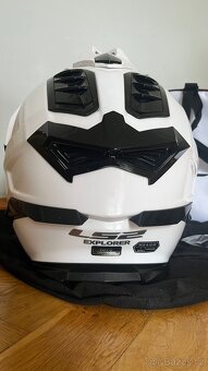 Helma LS2 MX701 EXPLORER SOLID WHITE- L - 5