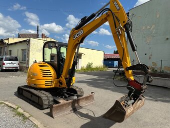 Pasový bagr JCB 8065 RTS,6580kg,naklápěcí svahová lžíce - 5