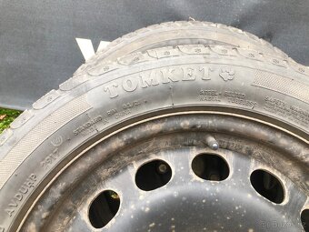 4x plechové disky včetně zimních pneu 205/22 R16 91T - 5