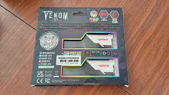 32GB DDR5 6000 CL30 - Patriot Viper Venom LED RGB - 5