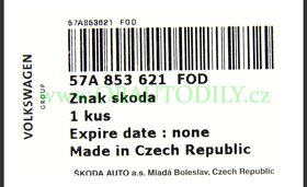 Přední znak Škoda - 5
