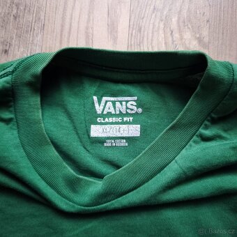 Vans tričko - zelené - velikost XL / (14+) - 5