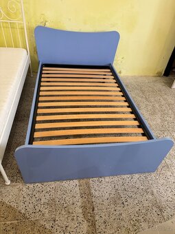 Hezká modrá postel-letiště 120x200 komplet - 5