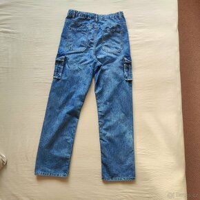 Chlapecké klučičí loose rifle jeans vel 182 C&A - 5