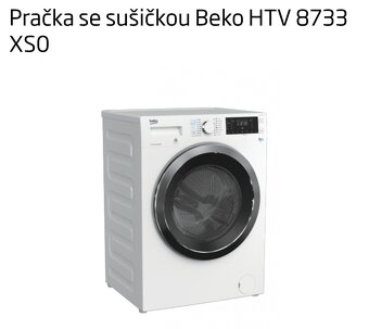 Pračka se sušičkou Beko HTV 8733XS0 - 5