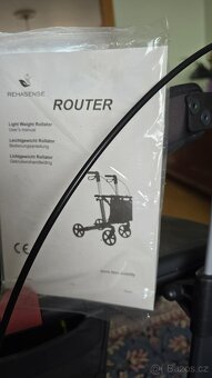 Chodítko pro seniory, Rollator, čtyřkolové provedení - 5